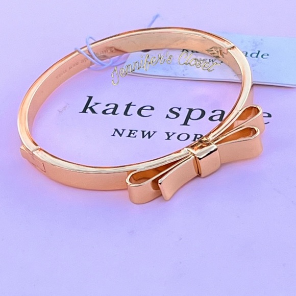 NWT ♠️ Kate Spade Bow Bangle Bracelet - Picture 5 of 6